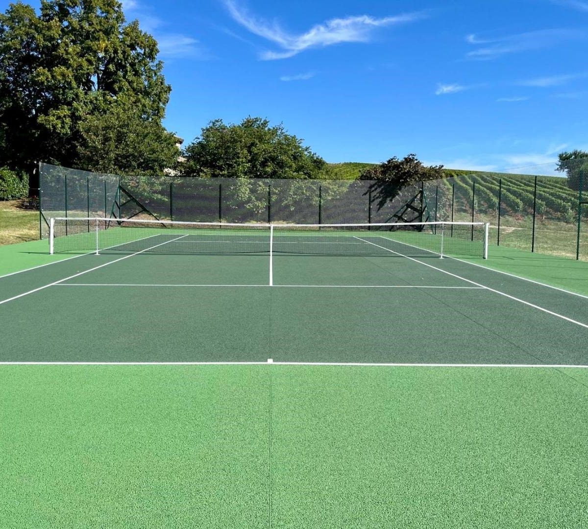 Construction court de tennis Dijon